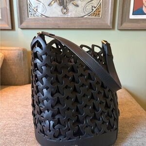 Kate Spade Black Cut-Out Shoulder Bag